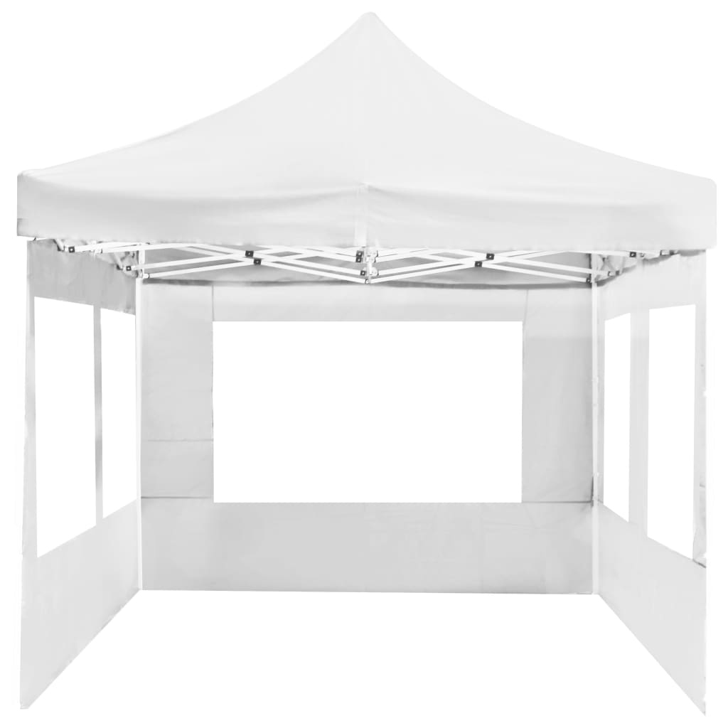 vidaXL Professional Folding Party Tent with Walls Aluminum 19.7'x9.8' White