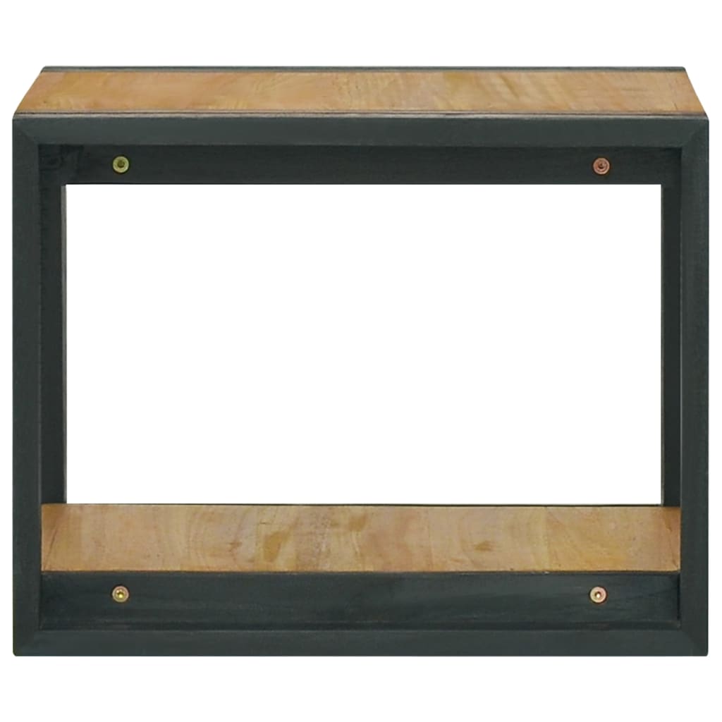 vidaXL Wall-mounted Bathroom Cabinet 17.7"x17.7"x13.8" Solid Wood Teak
