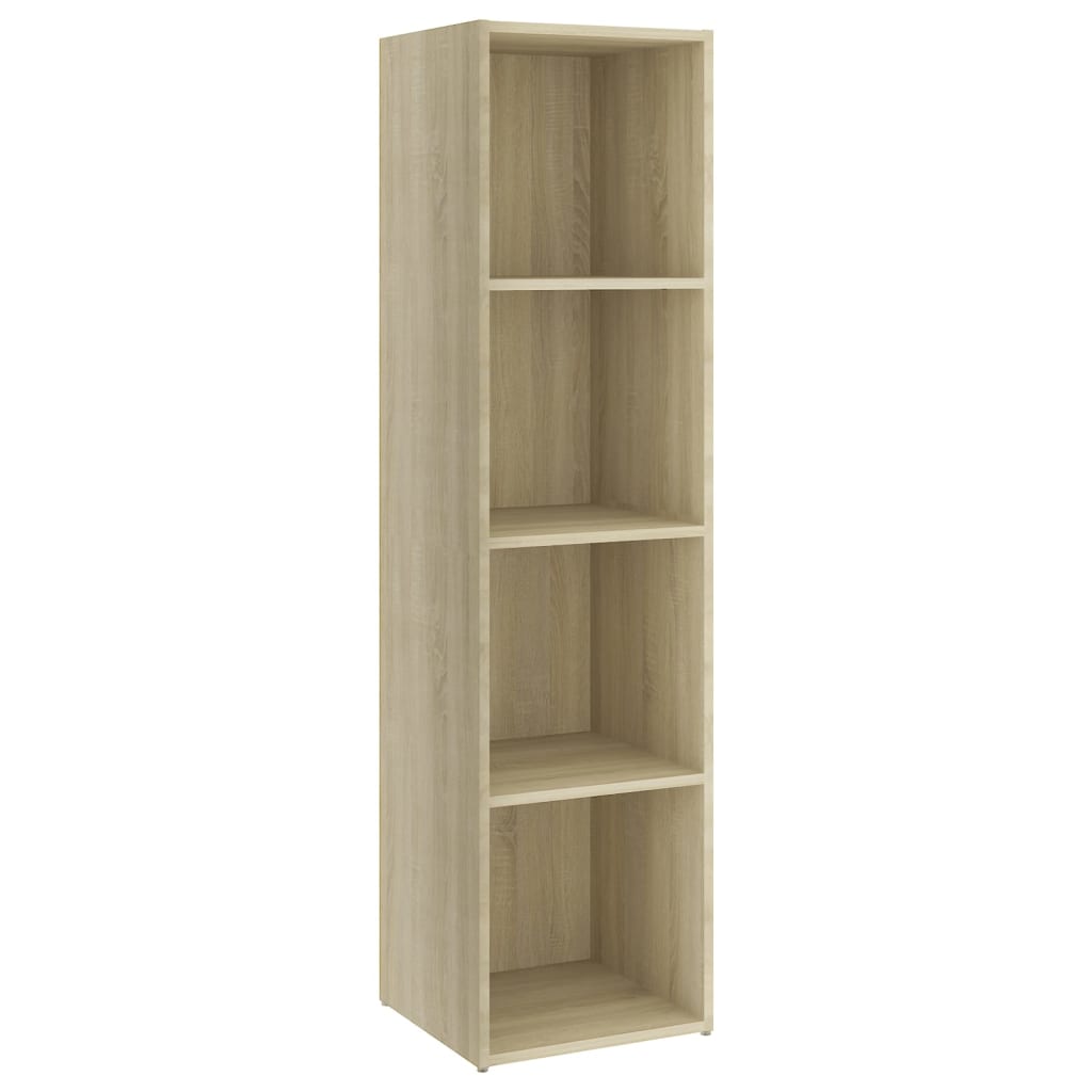 vidaXL TV Cabinets 3 pcs Sonoma Oak 56.1"x13.8"x14.4" Engineered Wood