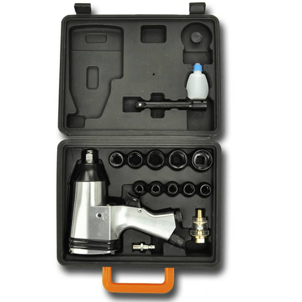 15 pcs Air Impact Tool Kit Set Wrench & Sockets