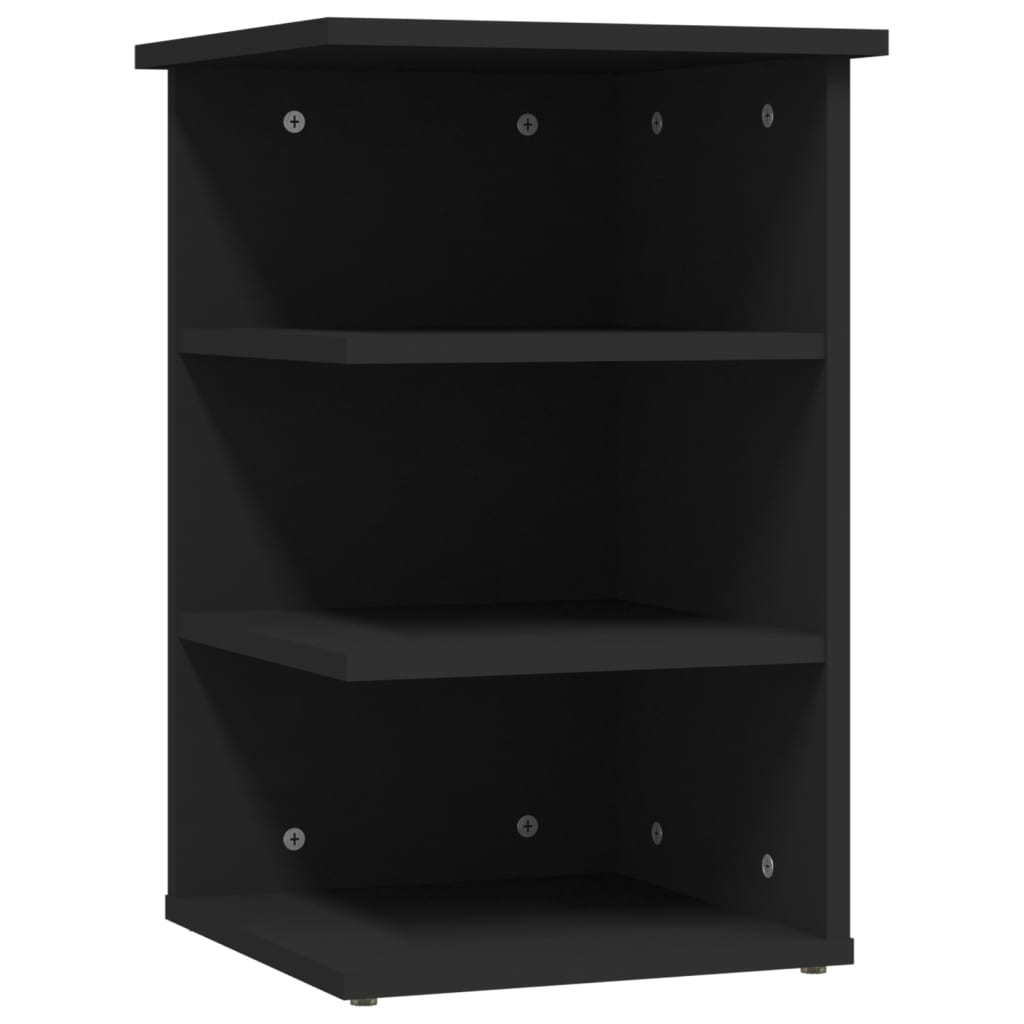 vidaXL Side Cabinet Gray 13.8"x13.8"x21.7" Engineered Wood