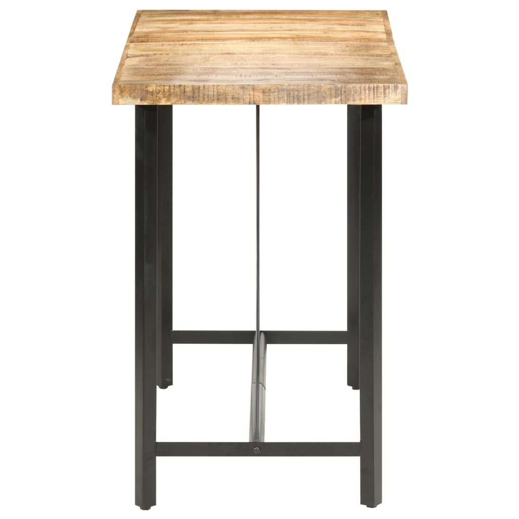 vidaXL Bar Table 59.1"x27.6"x42.1" Rough Mango Wood