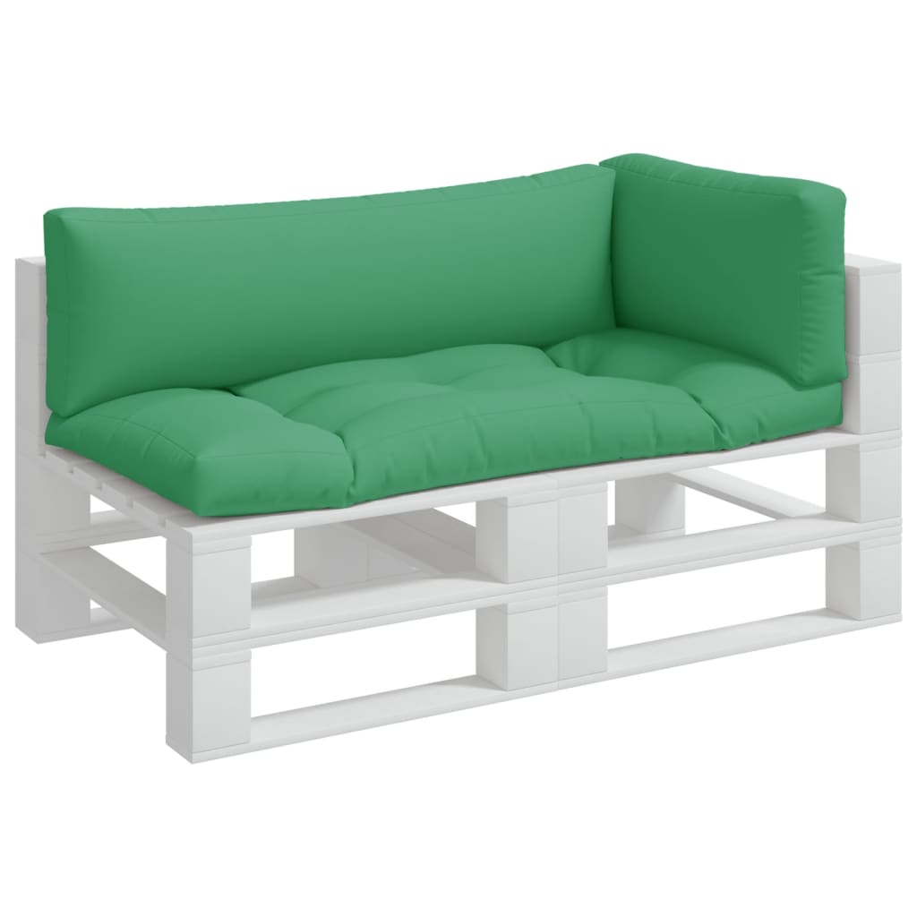 vidaXL Pallet Sofa Cushions 3 pcs Green