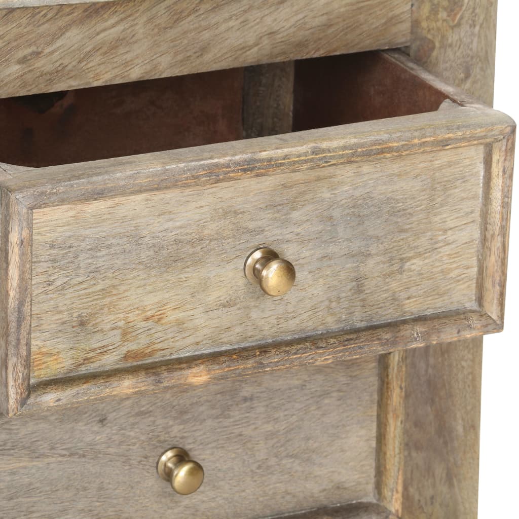 vidaXL Bedside Cabinet 15.7"x11.8"x21.7" Solid Mango Wood