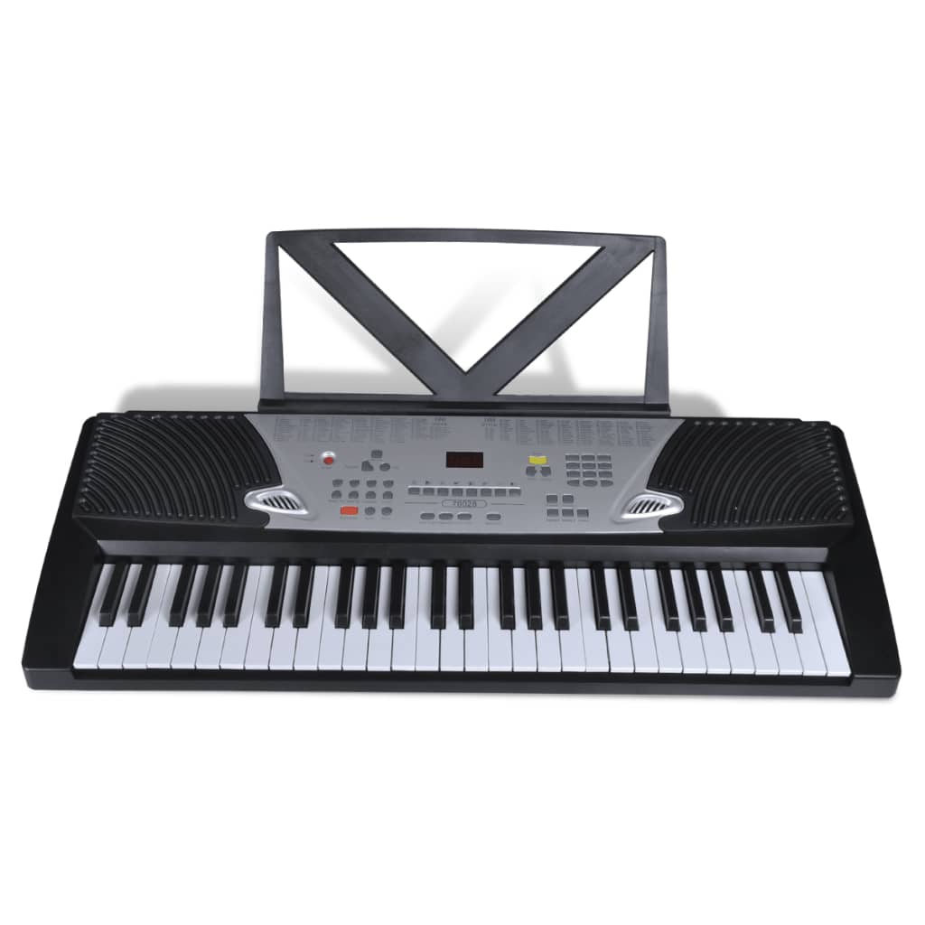 54 Piano-Key Electric Keyboard with Music Stand