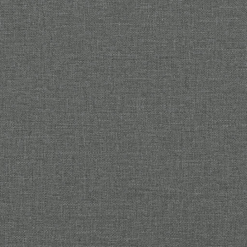 vidaXL Recliner Dark Gray Fabric
