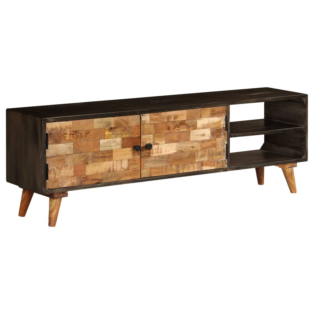 vidaXL TV Cabinet Solid Mango Wood 55.1"x11.8"x17.7"