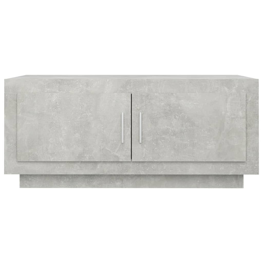 vidaXL Coffee Table Concrete Gray 40.2"x19.7"x17.7" Engineered Wood