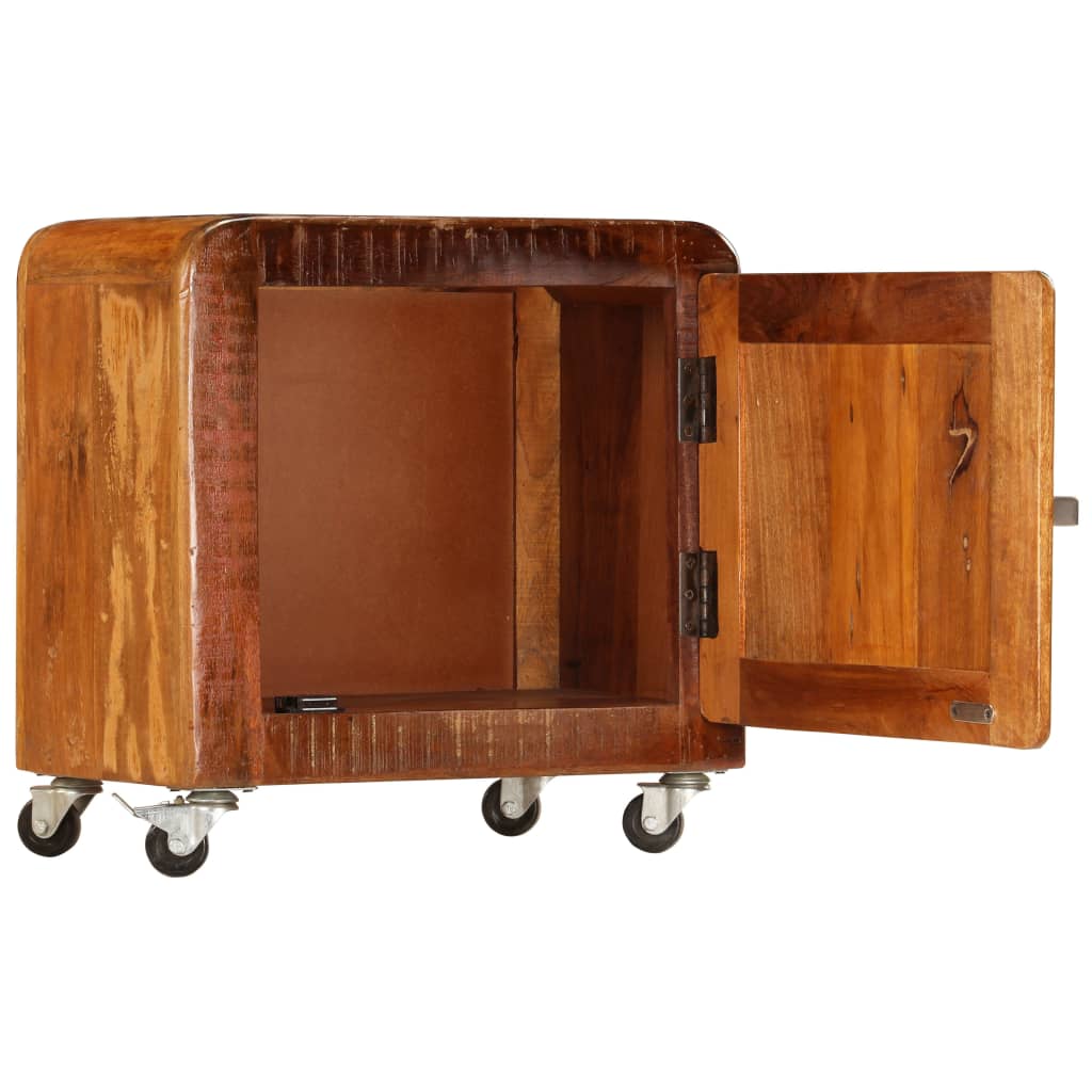vidaXL Bedside Cabinet 19.7"x11.8"x19.7" Solid Reclaimed Wood