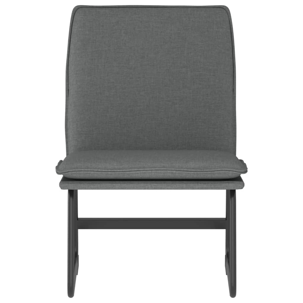 vidaXL Lounge Chair Dark Gray 20.5"x29.5"x29.9" Fabric