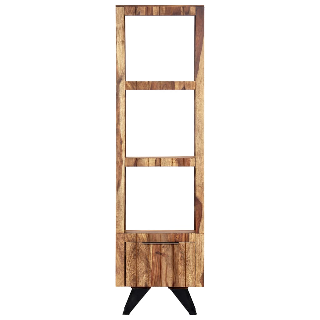 vidaXL Highboard 17.7"x11"x70.9" Solid Sheesham Wood