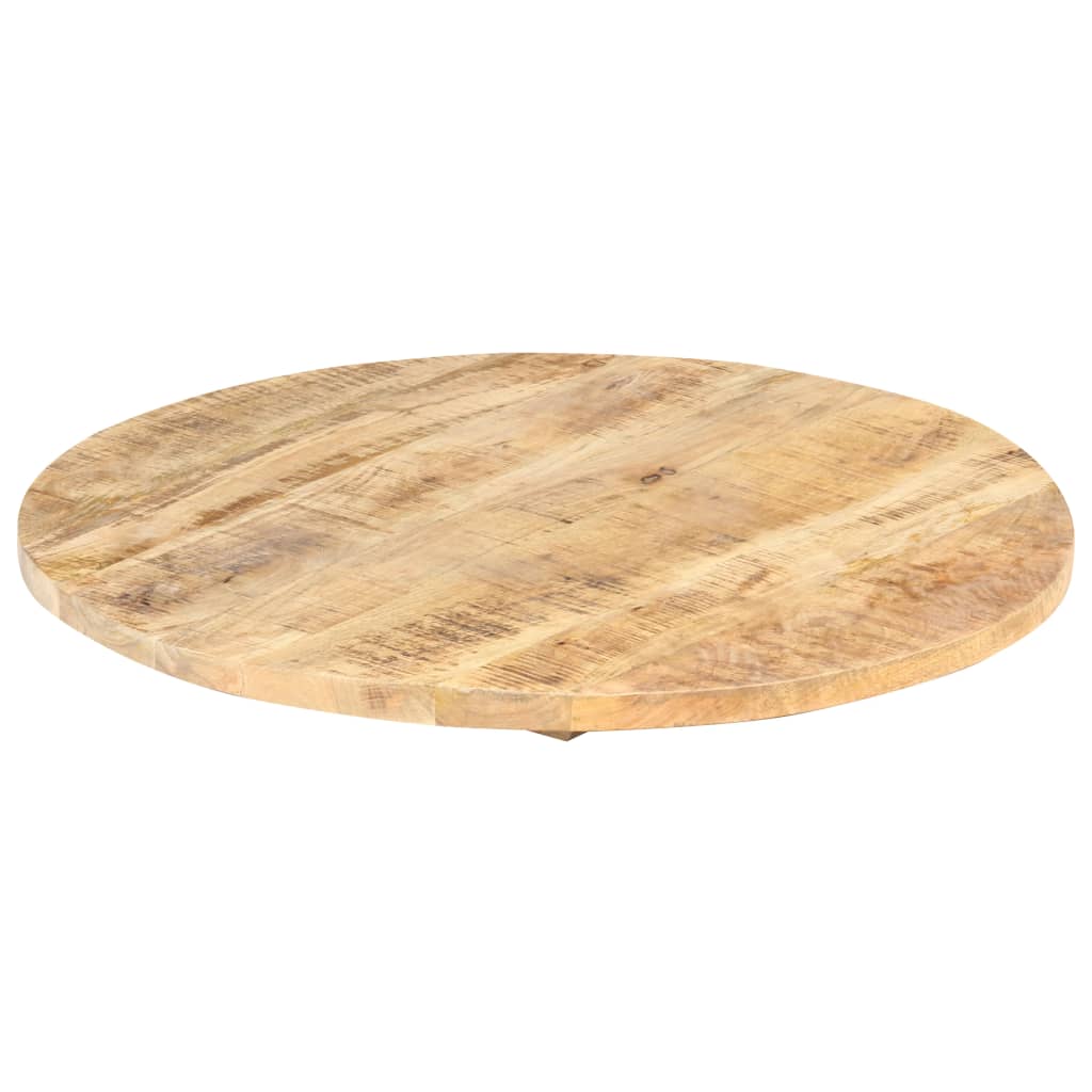 vidaXL Table Top Ø19.7"x(0.98"-1.06") Solid Mango Wood