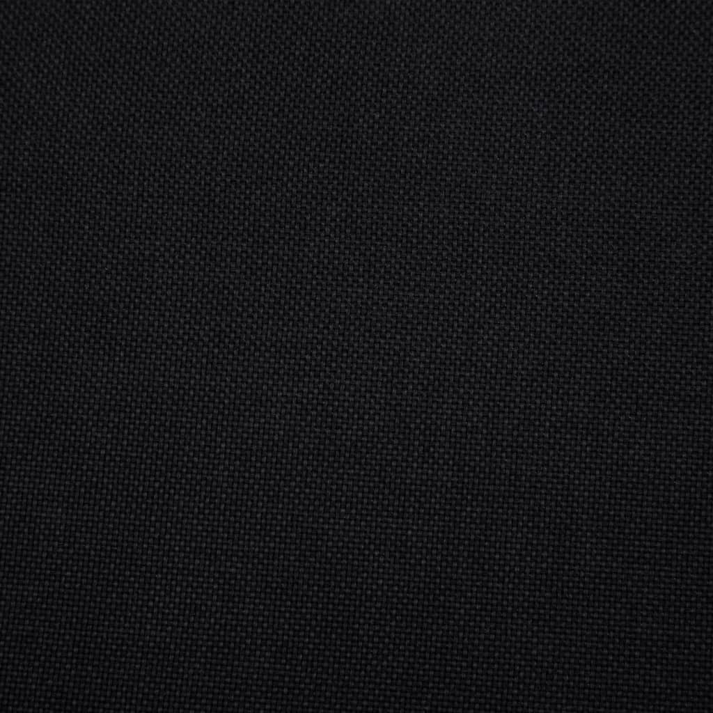 vidaXL Cube Armchair Black Fabric