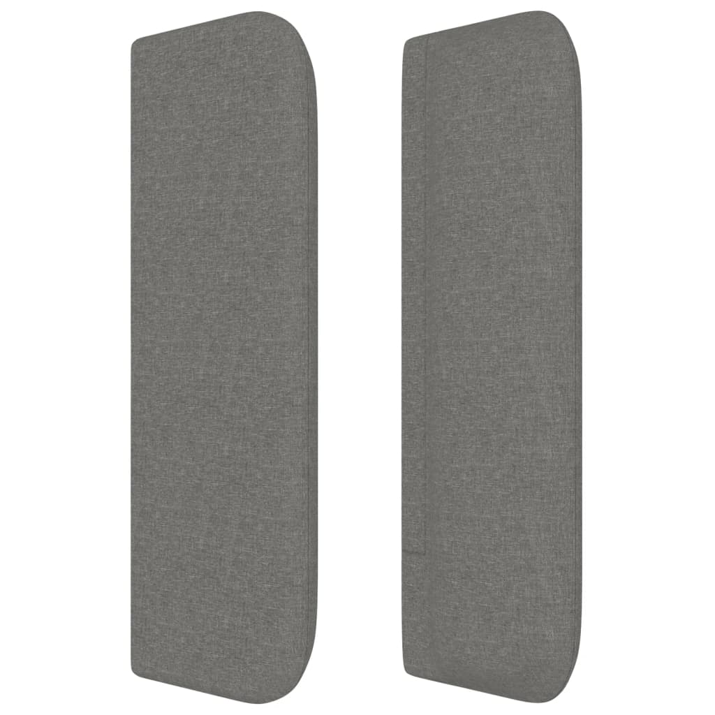 vidaXL Headboard with Ears Dark Gray 40.6"x6.3"x30.7"/34.6" Fabric