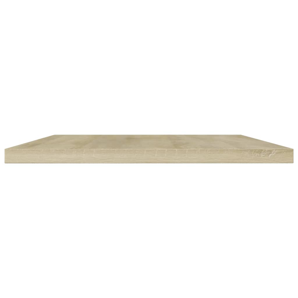 vidaXL Bookshelf Boards 4 pcs Sonoma Oak 23.6"x15.7"x0.6" Engineered Wood