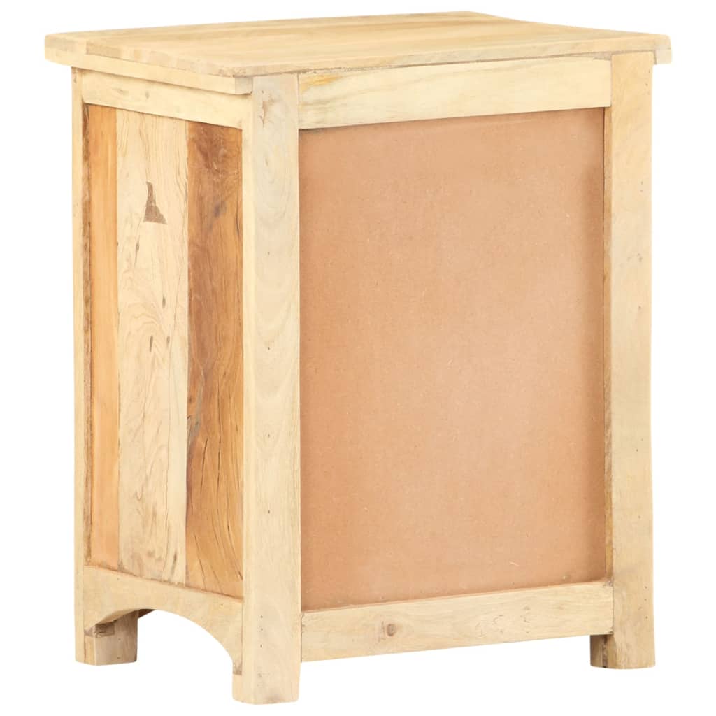 vidaXL Bedside Cabinet 15.7"x11.8"x19.7" Solid Reclaimed Wood