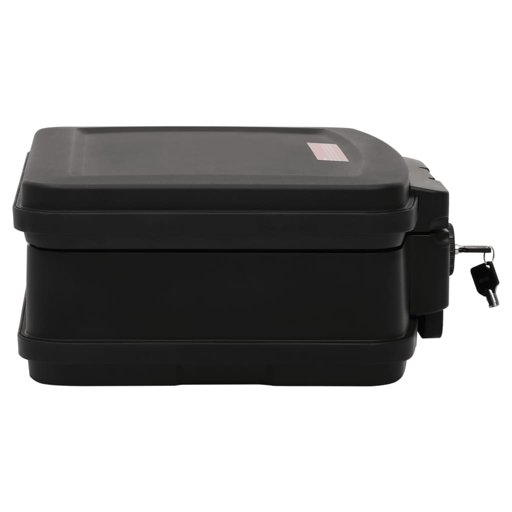 vidaXL Safe Box Black 17.3"x14.6"x6.5"