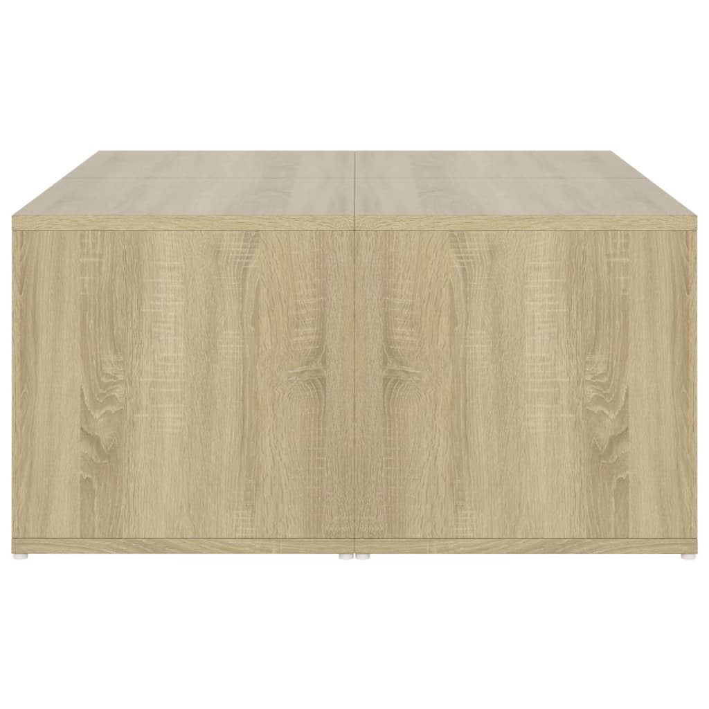 vidaXL Coffee Tables 4 pcs Sonoma Oak 13"x13"x13" Engineered Wood