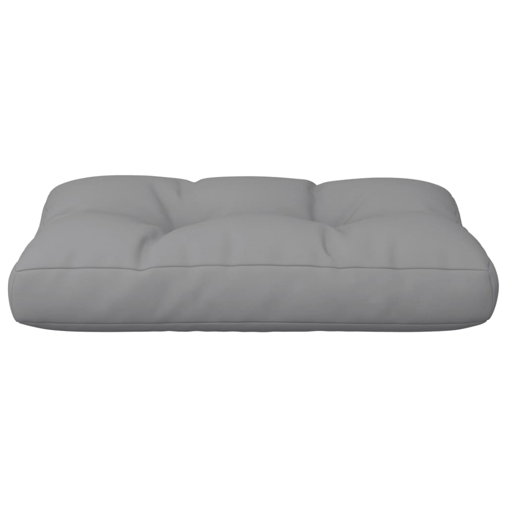 vidaXL Pallet Cushion Gray 19.7"x15.7"x4.7" Fabric