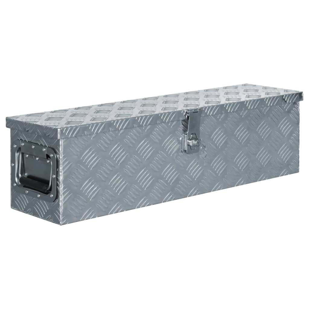 vidaXL Aluminum Box 31.7"x8.7"x8.7" Silver