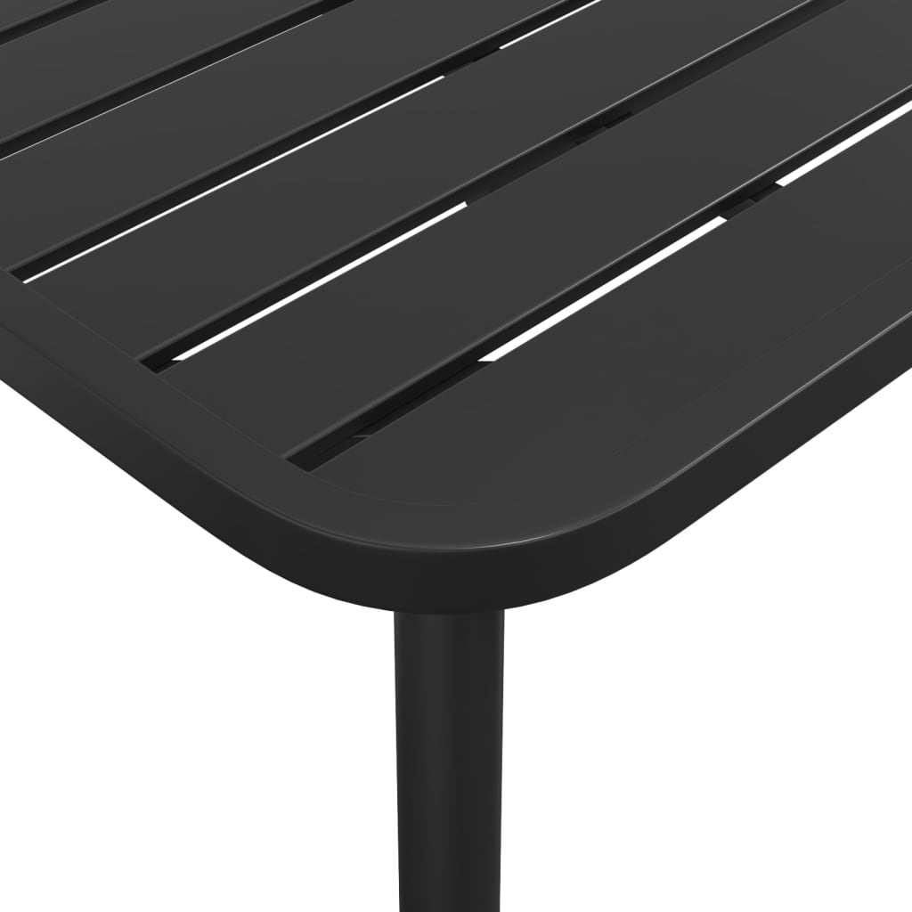 vidaXL Patio Table Anthracite 78.7"x39.4"x28" Steel