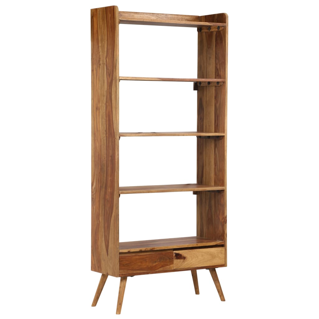 vidaXL Bookshelf Solid Sheesham Wood 29.5"x11.8"x66.9"