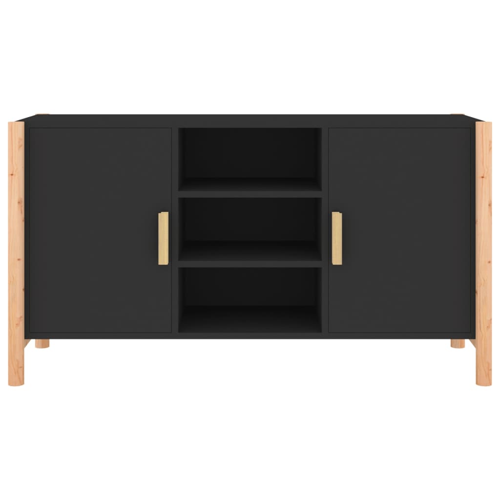 vidaXL Sideboard Black 42.1"x15"x23.6" Engineered Wood