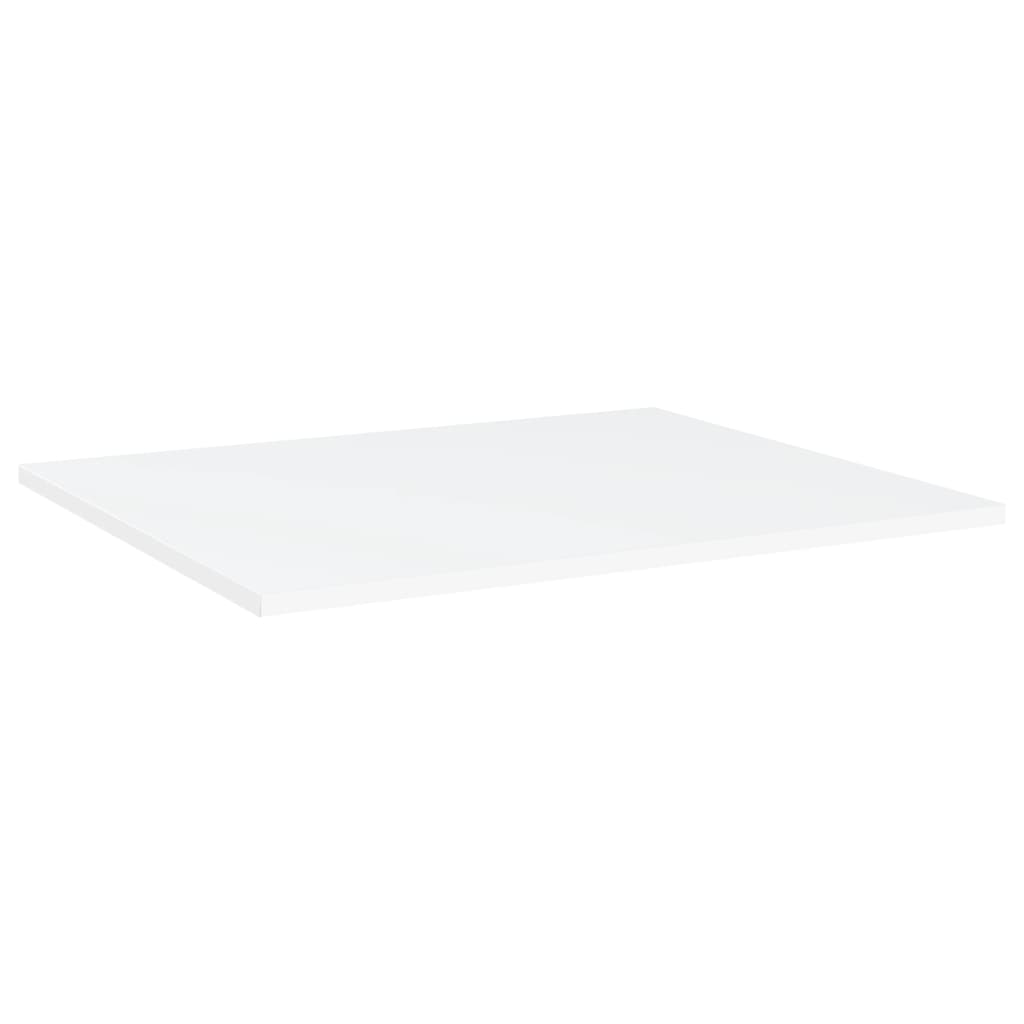 vidaXL Bookshelf Boards 8 pcs White 23.6"x19.7"x0.6" Engineered Wood