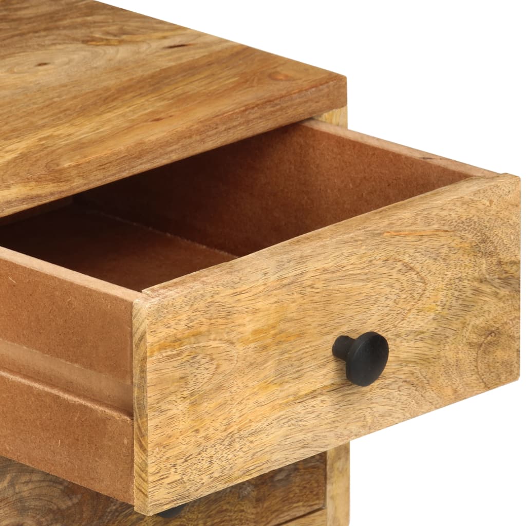 vidaXL TV Cabinet 43.3"x13.8"x15.7" Solid Mango Wood