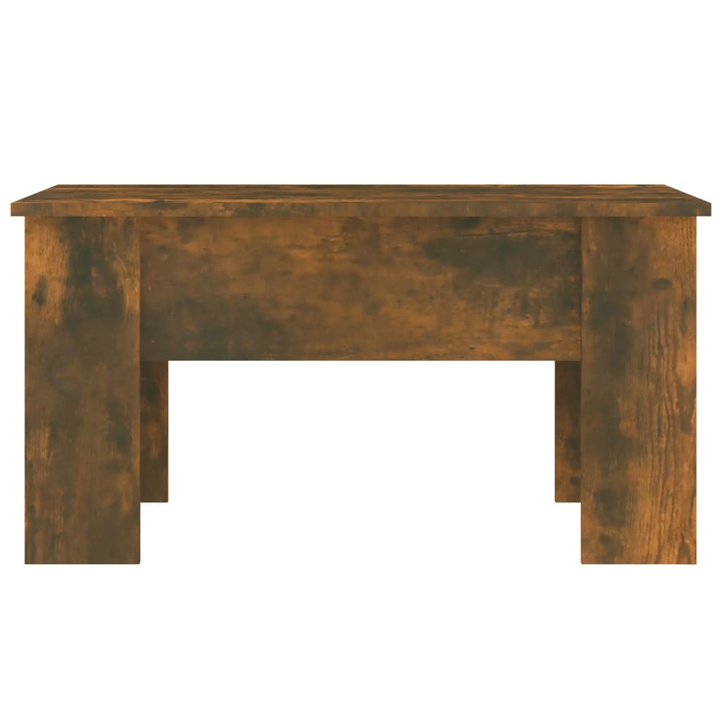 vidaXL Coffee Table Smoked Oak 31.1"x19.3"x16.1" Engineered Wood