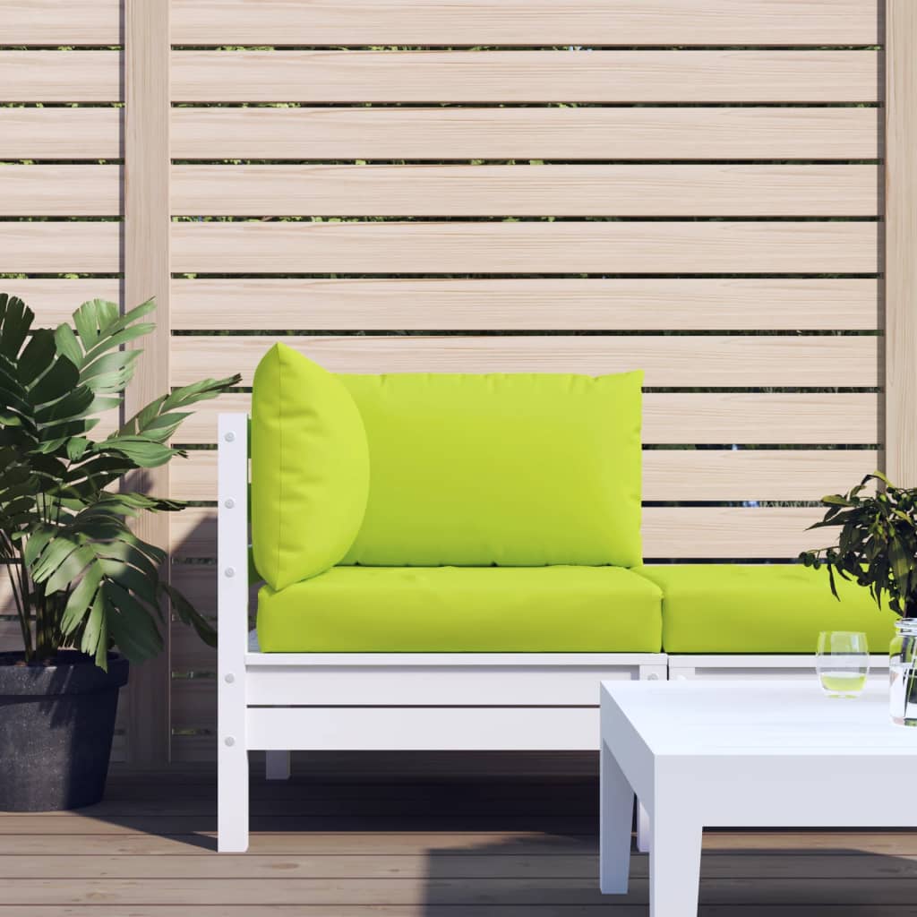 vidaXL Pallet Sofa Cushions 3 pcs Bright Green Fabric
