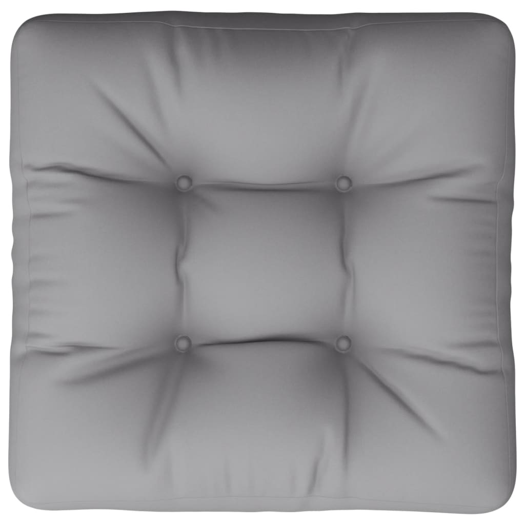 vidaXL Pallet Cushion Gray Fabric