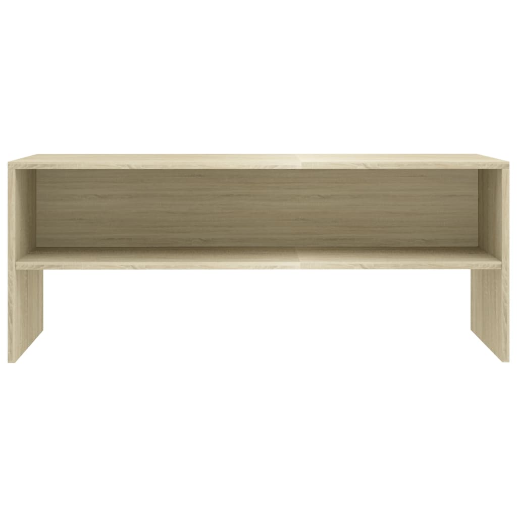 vidaXL TV Cabinet Sonoma Oak 39.4"x15.7"x15.7" Engineered Wood