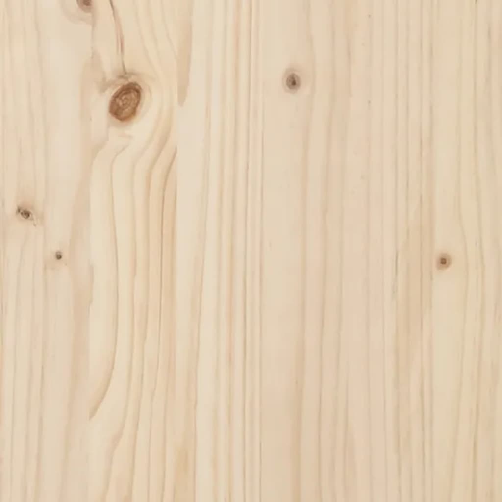 vidaXL Patio Bench Gabion Design 39.4"x40.2"x28.3" Solid Wood Pine