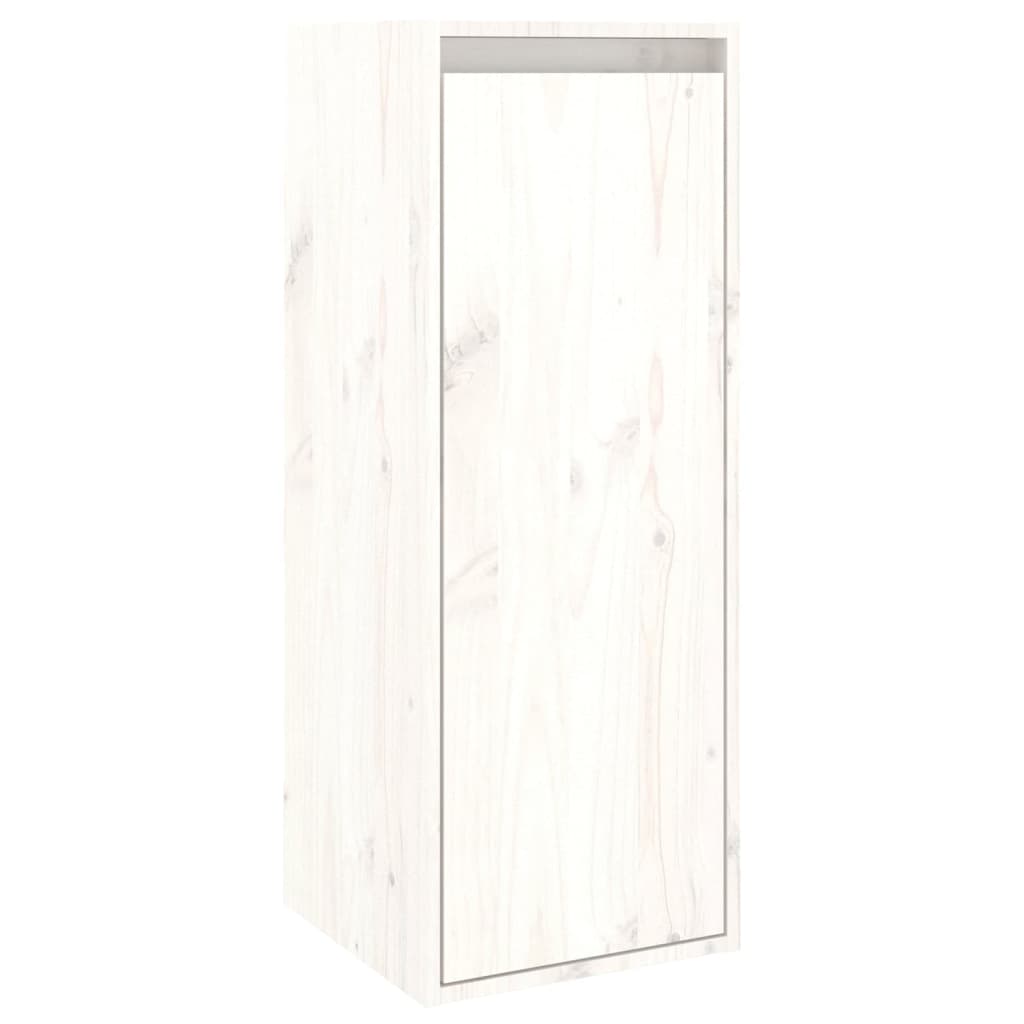 vidaXL TV Stands 6 pcs White Solid Wood Pine