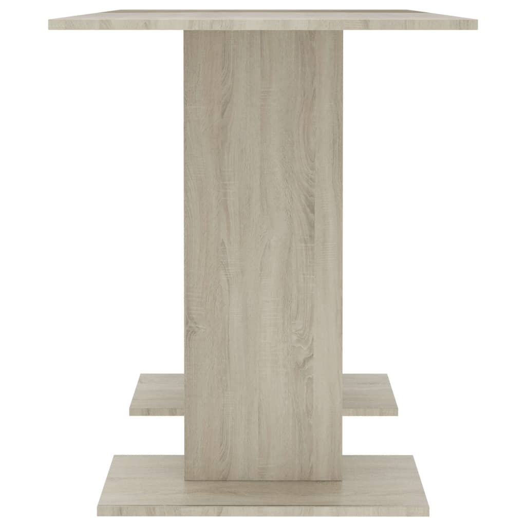 vidaXL Dining Table Sonoma Oak 43.3"x23.6"x29.5" Engineered Wood