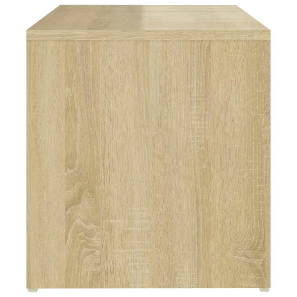 vidaXL Side Table Sonoma Oak 23.2"x14.2"x15" Engineered Wood