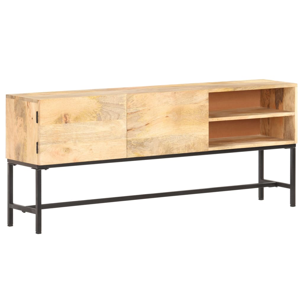 vidaXL Sideboard 57.1"x11.8"x23.6" Solid Mango Wood