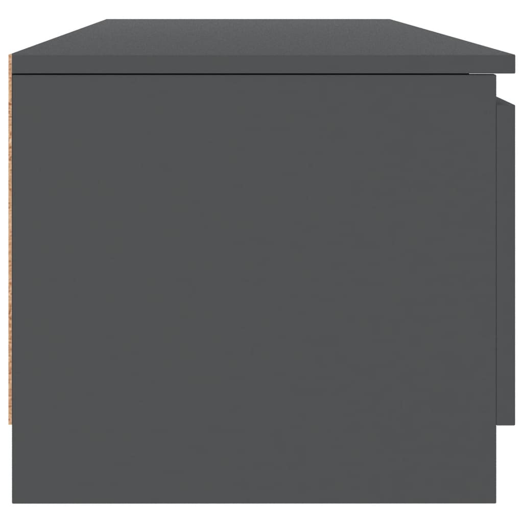 vidaXL TV Cabinet Gray 55.1"x15.7"x14" Engineered Wood