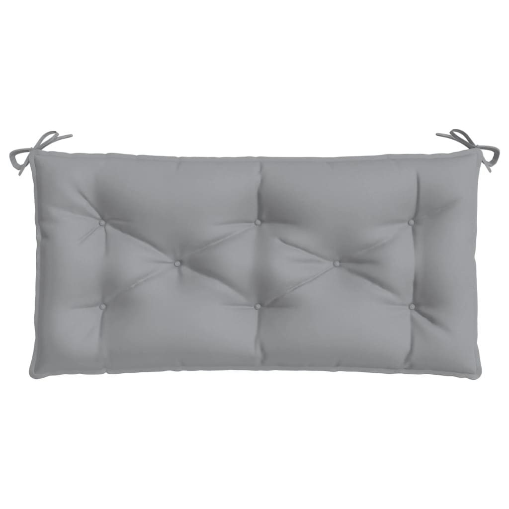 vidaXL Garden Bench Cushion Gray 43.3"x19.7"x2.8" Oxford Fabric