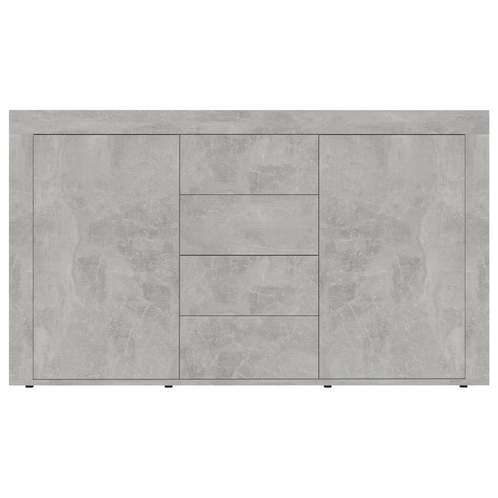 vidaXL Sideboard Concrete Gray 47.2"x14.2"x27.2" Engineered Wood