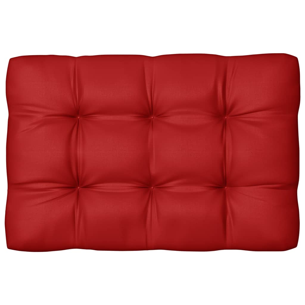 vidaXL Pallet Sofa Cushions 7 pcs Red