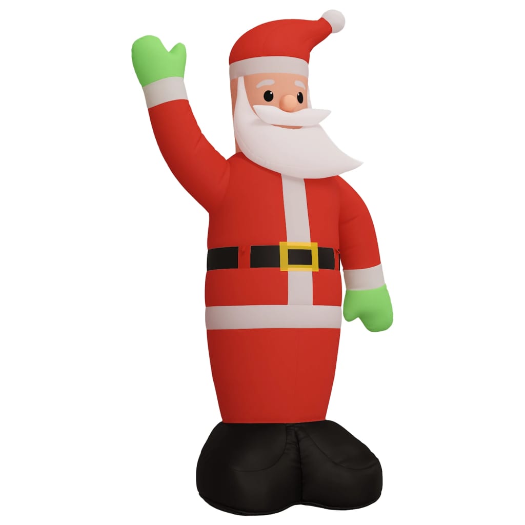 vidaXL Inflatable Santa Claus with LEDs 244.1"