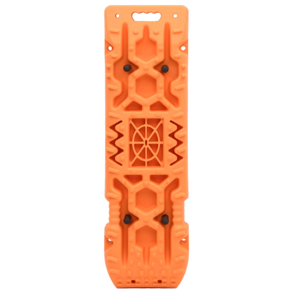 vidaXL Traction Boards 2 pcs Orange 42.1"x12.2"x2.8" Nylon