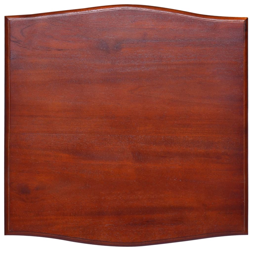 vidaXL Bedside Cabinet Classical Brown Solid Mahogany Wood