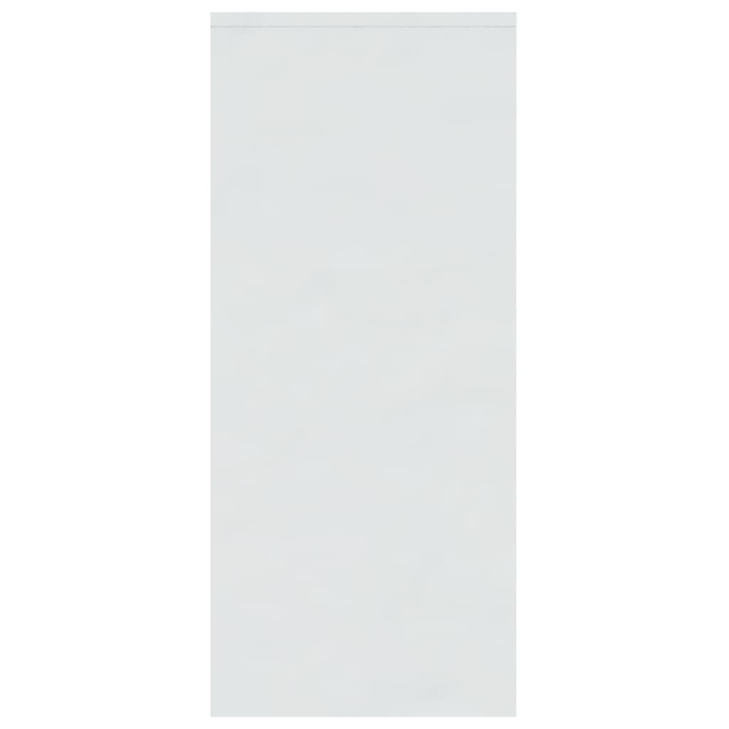 vidaXL Sideboard High Gloss White 40.2"x13"x29.5" Engineered Wood