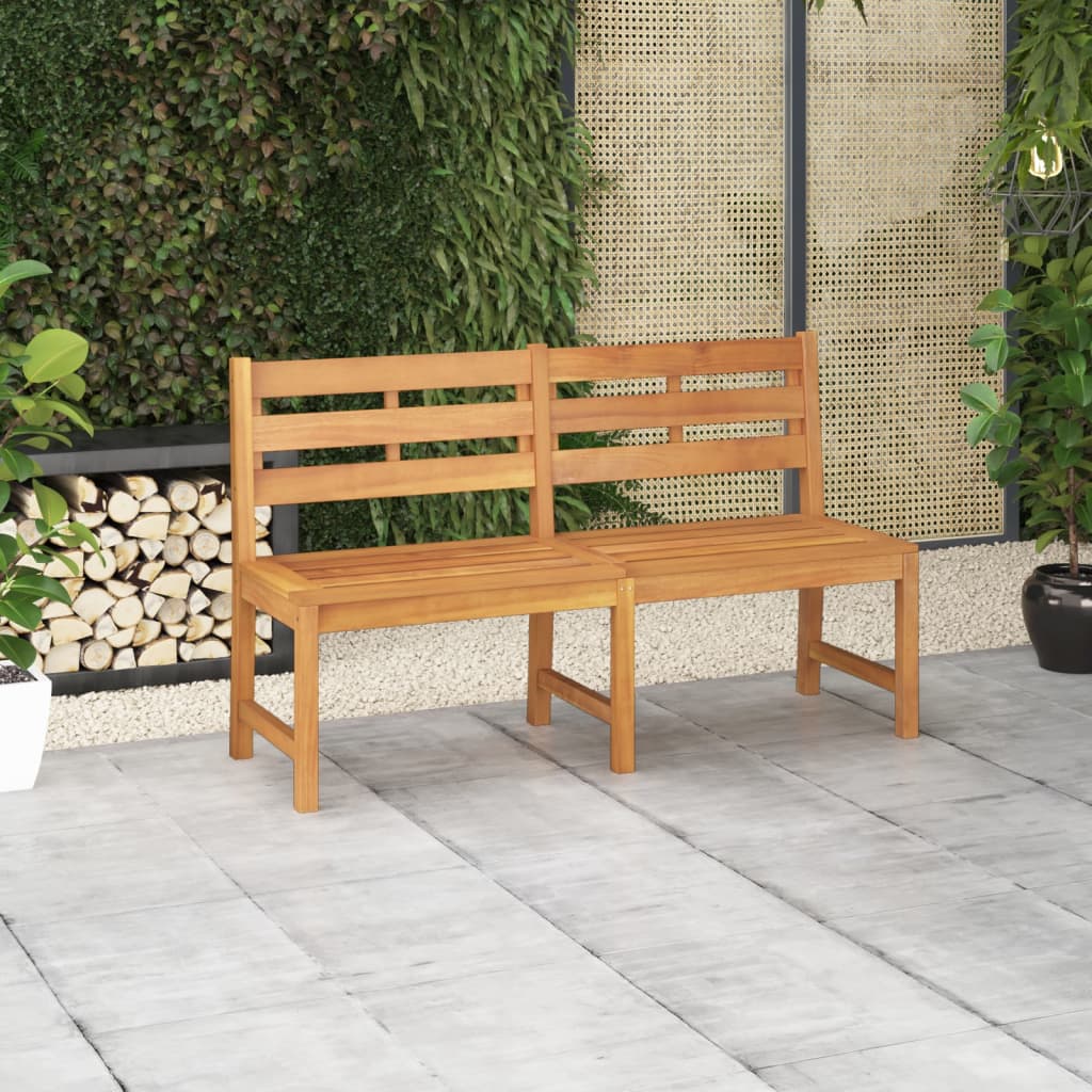 vidaXL Patio Bench 59.1" Solid Teak Wood