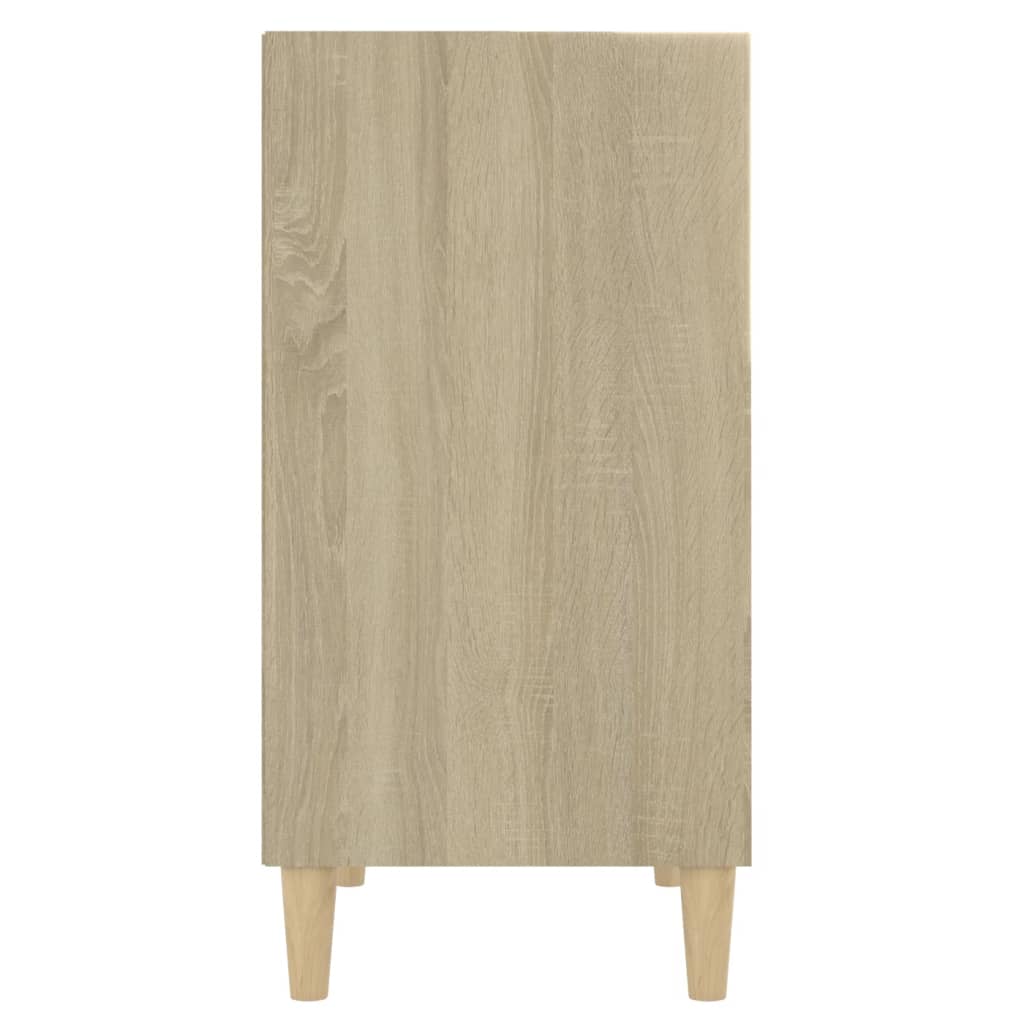 vidaXL Sideboard Sonoma Oak 22.4"x13.8"x27.6" Engineered Wood