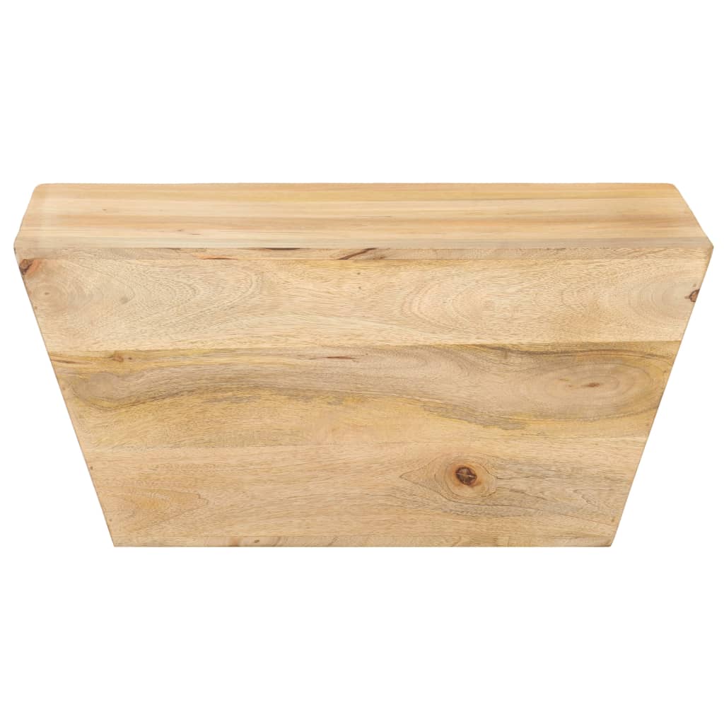 vidaXL Coffee Table V-shape 26"x26"x11.8" Solid Mango Wood