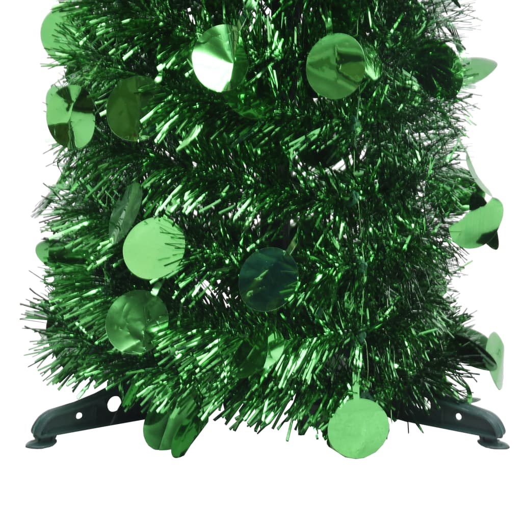 vidaXL Pop-up Artificial Christmas Tree Green 47.2" PET